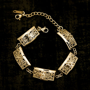 Freyja armband - rósagull